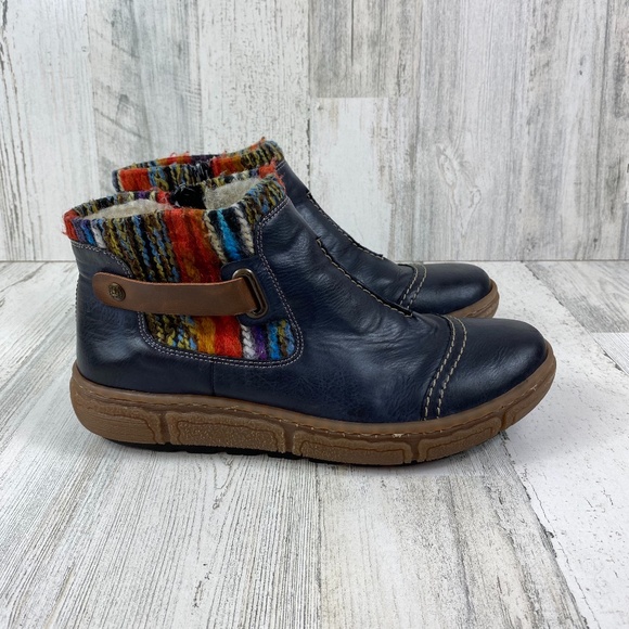 Rieker Shoes - RIEKER Blue Boots